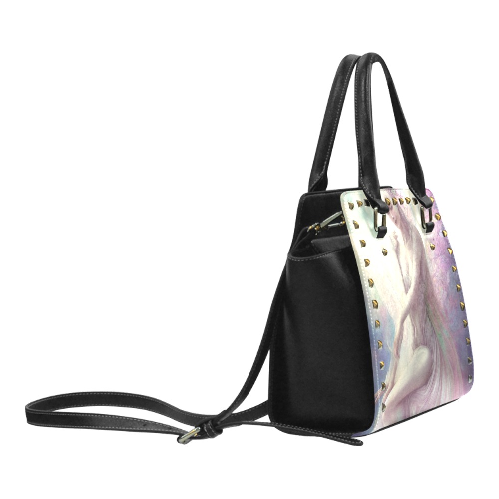 starryai-0-919428971-1-0-photo Rivet Shoulder Handbag (Model 1645)