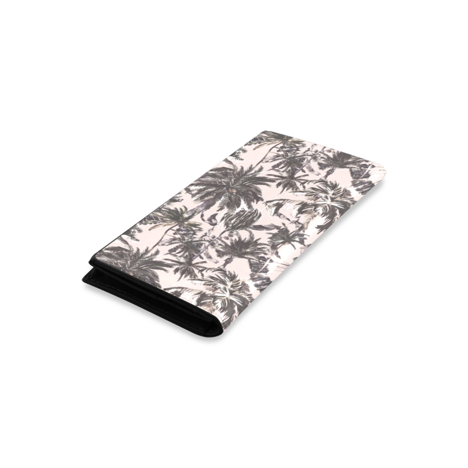 Obsession_tropical_palm_trees Women's Leather Wallet (Model 1611)