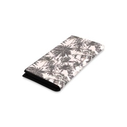 Obsession_tropical_palm_trees Women's Leather Wallet (Model 1611)