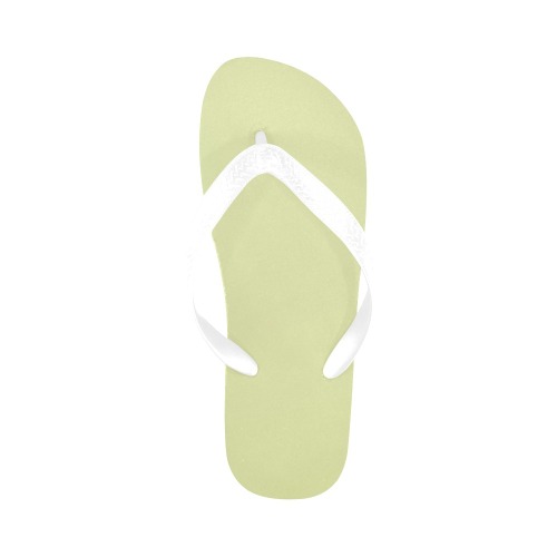 pastal yellow Flip Flops for Men/Women (Model 040)