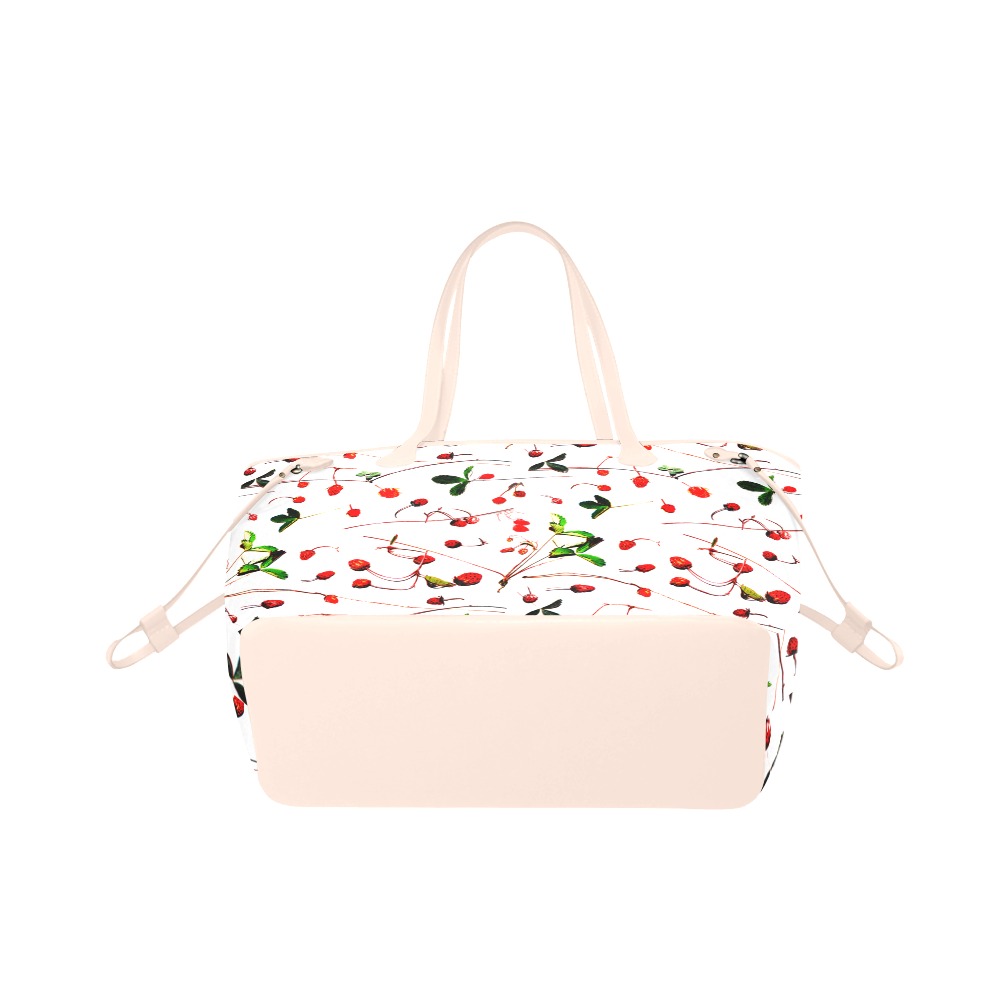 Wild Strawberries Clover Canvas Tote Bag (Model 1661)