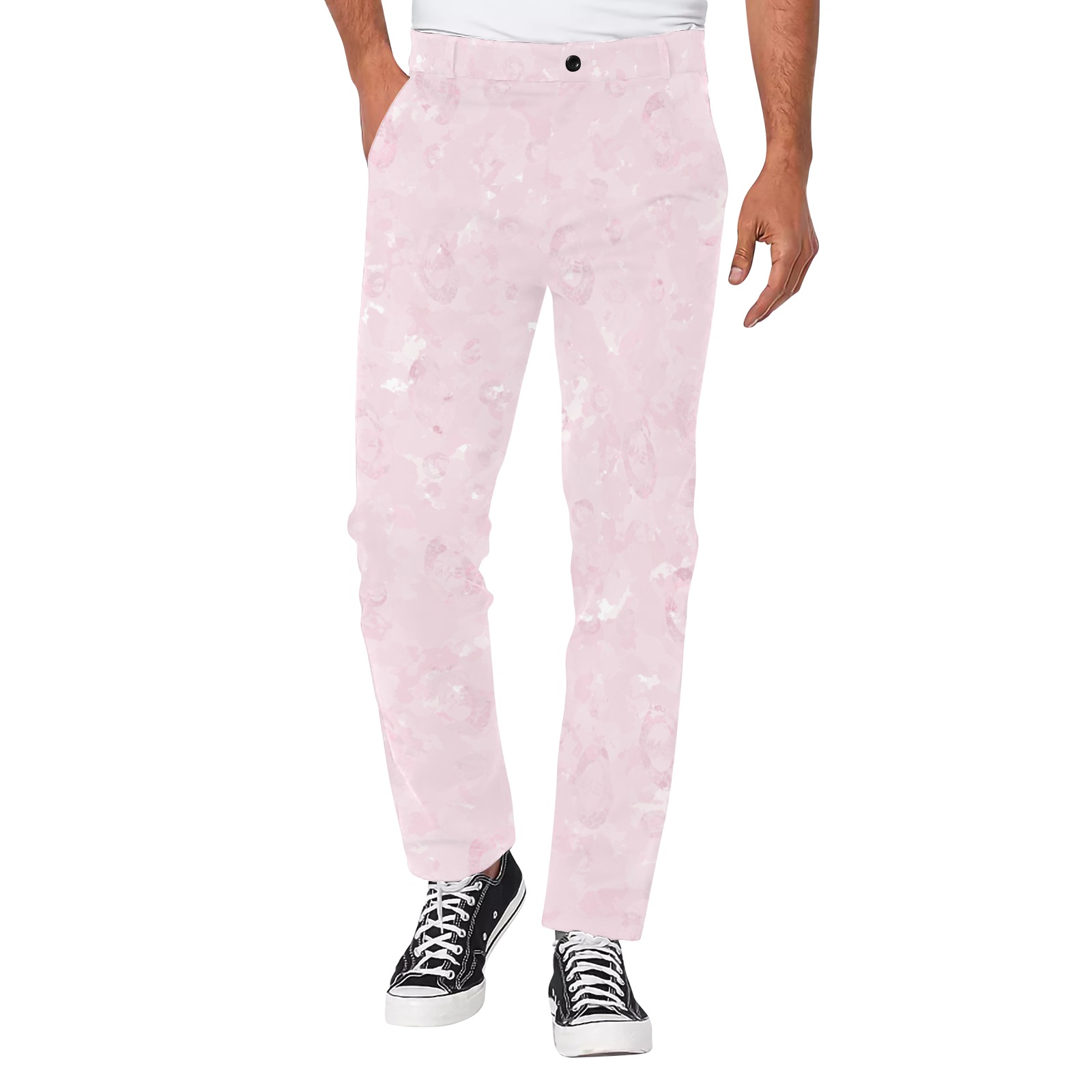 Untitled-13 Men's All Over Print Casual Trousers (Model L68)