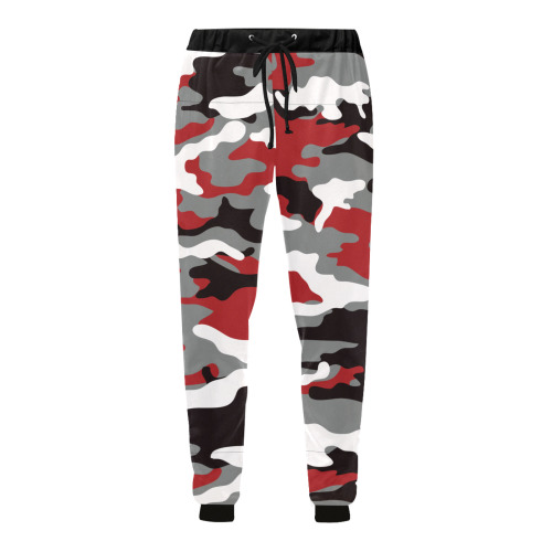 Hypebeast Modern Fashion Camouflage Camo Men's All Over Print Sweatpants (Model L11)