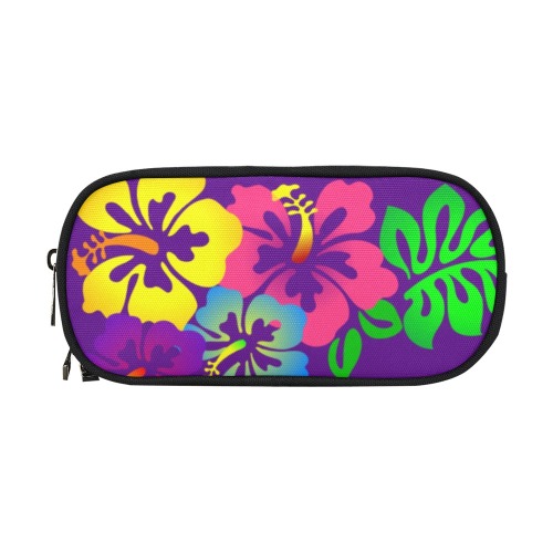 Hibiscus Hawaiian Flowers Pencil Pouch/Large (Model 1680)