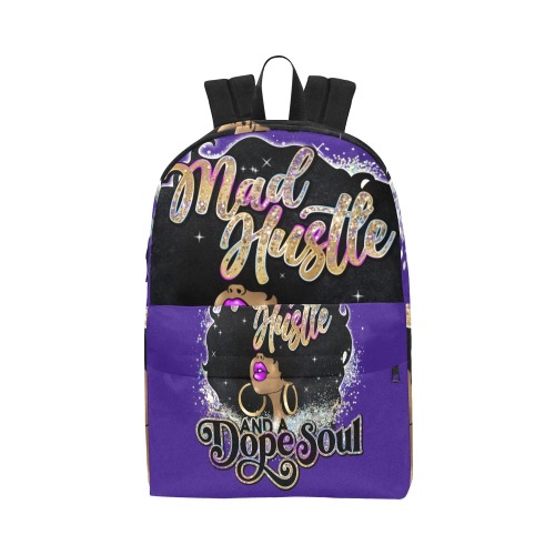 madhustledopesoul purple back pack Unisex Classic Backpack (Model 1673)