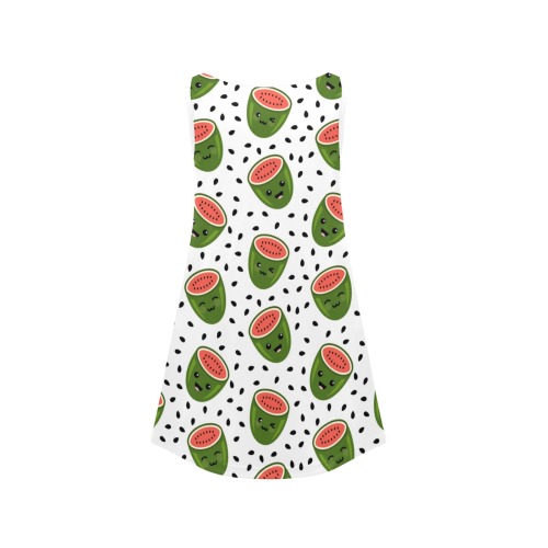 Watermelon Girls' Sleeveless Dress (Model D58)