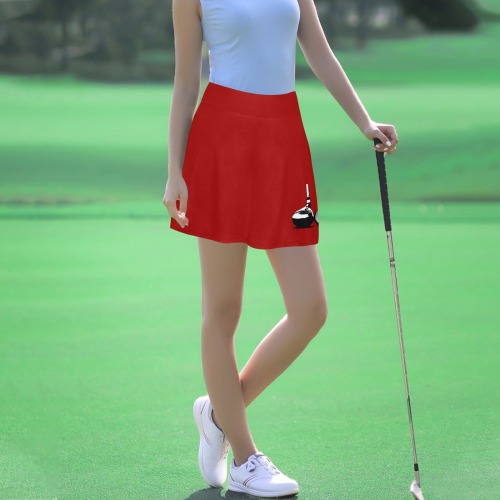 Golf Ball and Club - Red