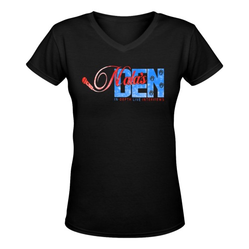 Nala’s Den Women's Deep V-neck T-shirt (Model T19)