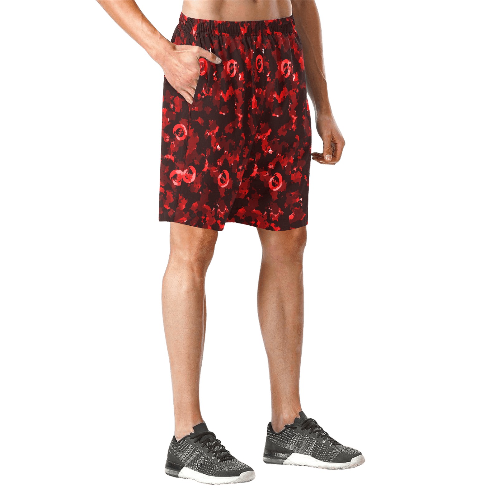 New Project (2) (2) Men's All Over Print Elastic Beach Shorts (Model L20)