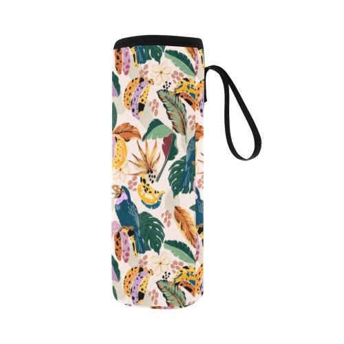 Toucans in wild tropical nature Neoprene Water Bottle Pouch/Large