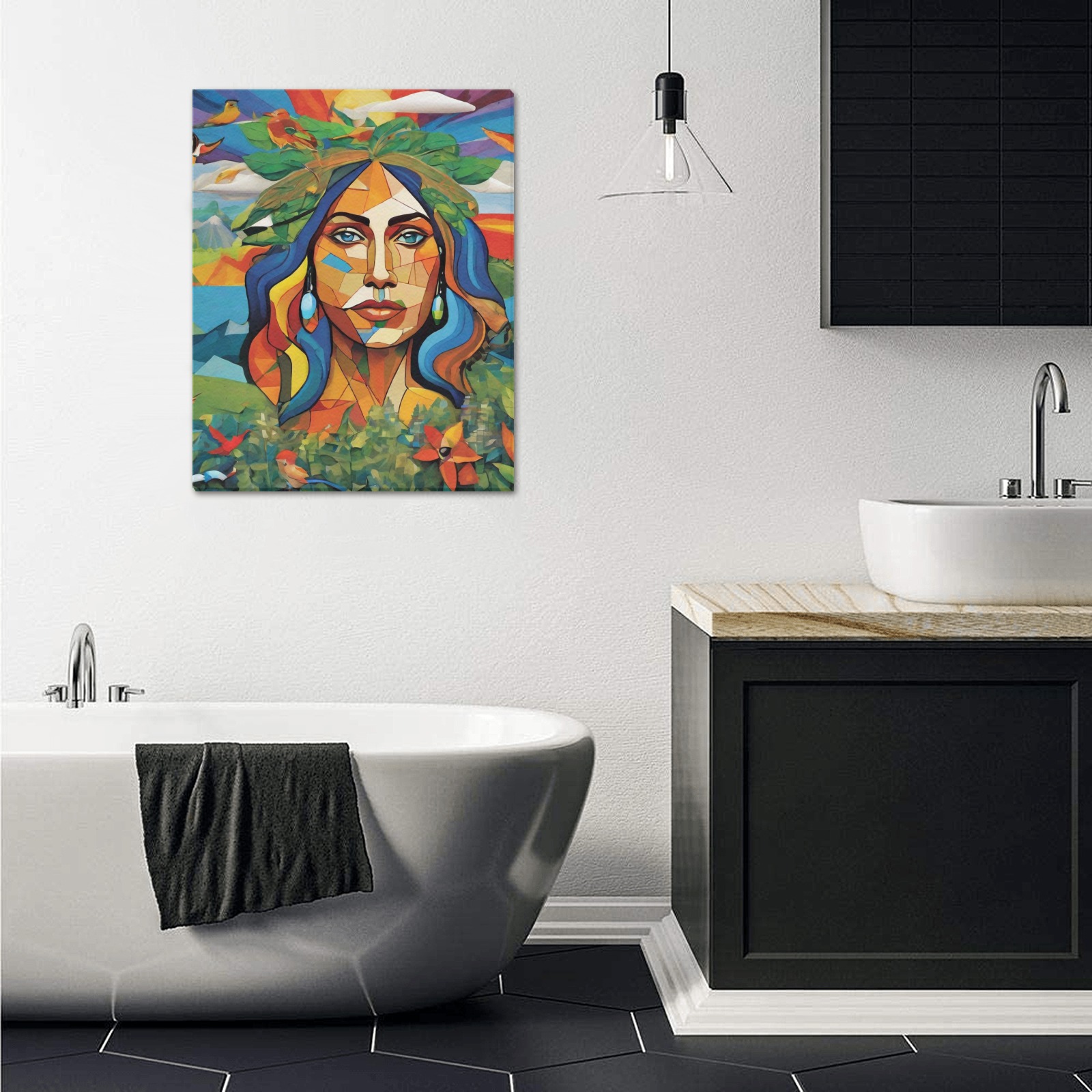 Mother Earth Upgraded Canvas Print 16"x20"