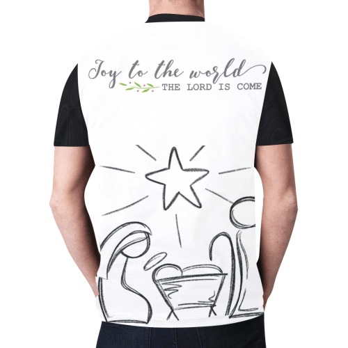 Christmas Nativity Men's T-Shirt New All Over Print T-shirt for Men (Model T45)