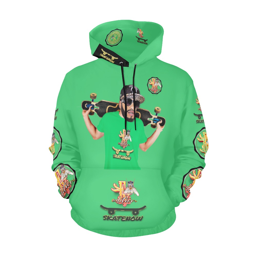 Skate Now Collectable Fly All Over Print Hoodie for Men (USA Size) (Model H13)