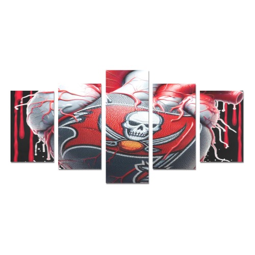 Tampa Bay Buccaneers Canvas Print Sets C (No Frame)