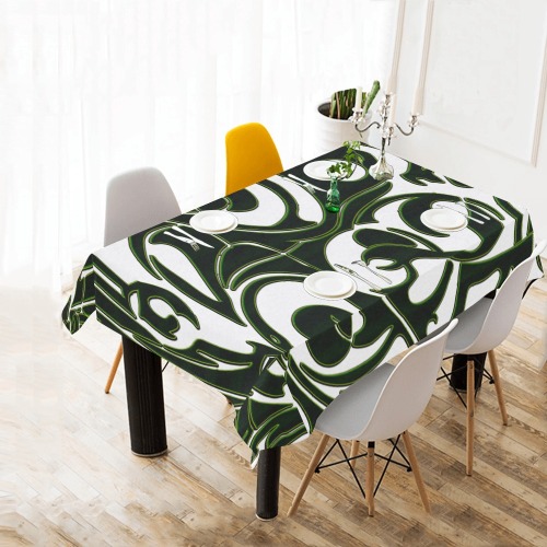 Celtic 4 Cotton Linen Tablecloth 60" x 90"
