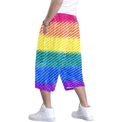 Rainbow Pride by Nico Bielow Men's All Over Print Baggy Shorts (Model L37)