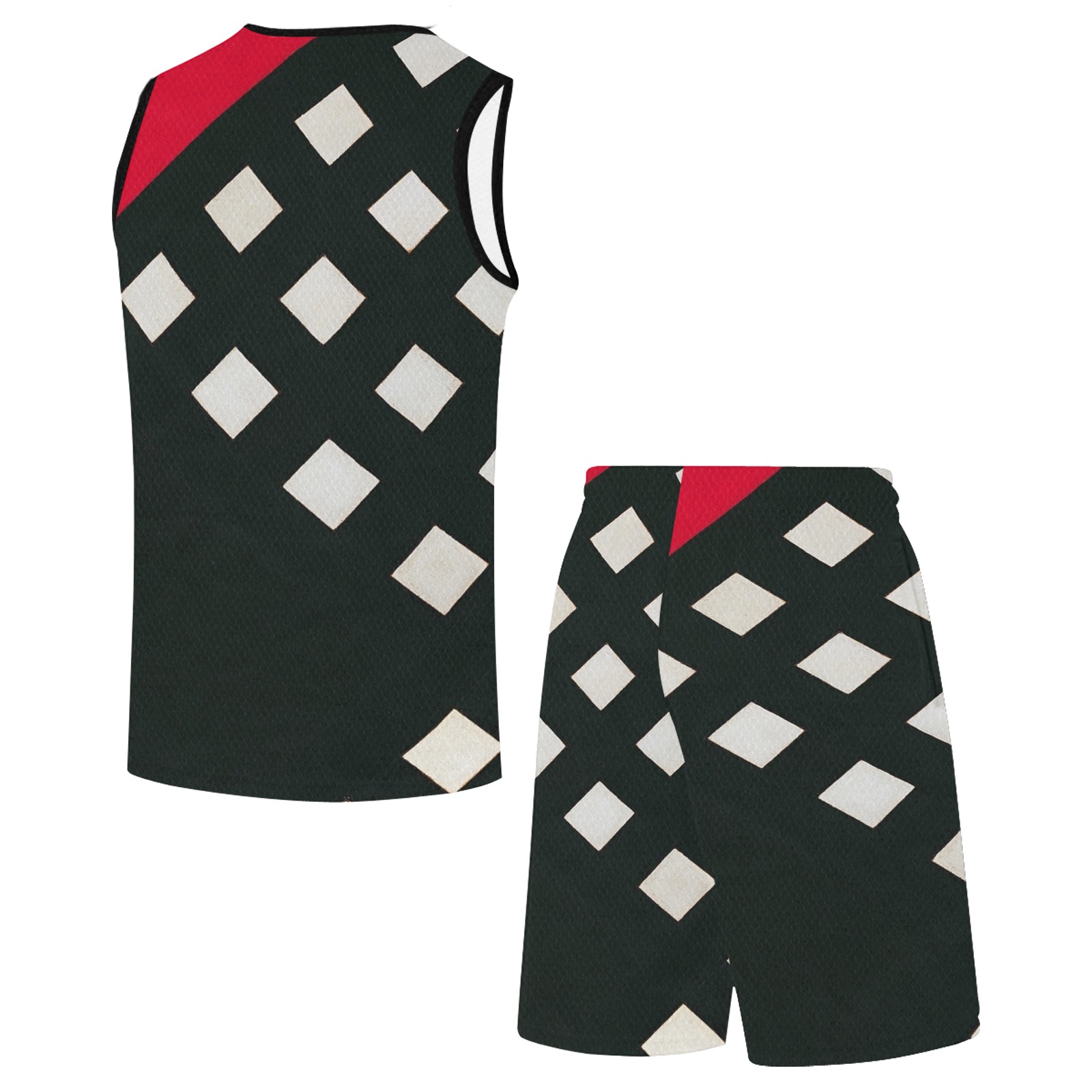 Counter-composition XV by Theo van Doesburg- Basketball Uniform with Pocket
