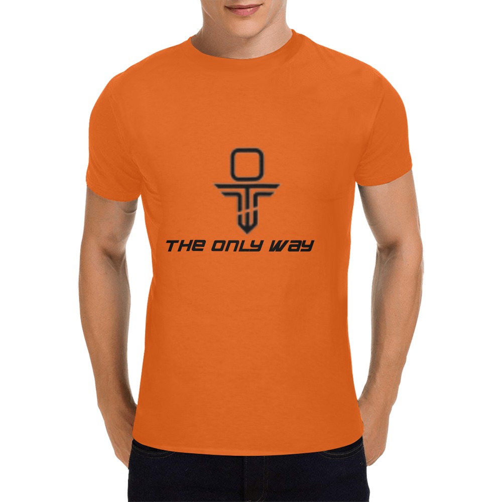 Only way men Men's T-Shirt in USA Size (Front Printing Only)