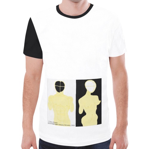 1 New All Over Print T-shirt for Men (Model T45)
