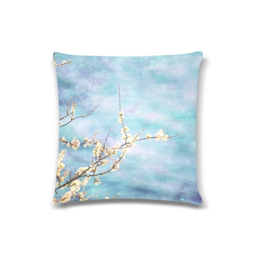 Spring Poetry Custom Zippered Pillow Case 16"x16"(Twin Sides)