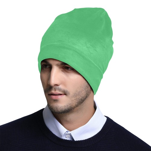 color Paris green All Over Print Beanie for Adults
