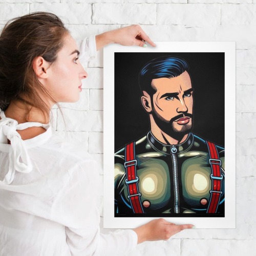 Rubber Gay 2 by Fetishworld Art Print 16"x24"