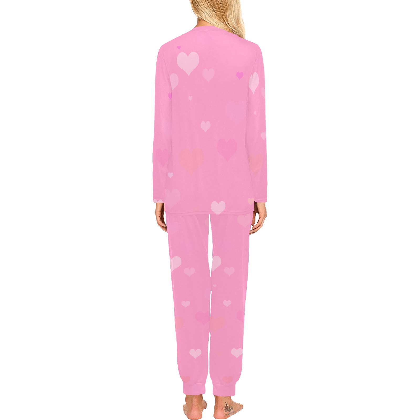 PinkHearts Women's All Over Print Pajama Set