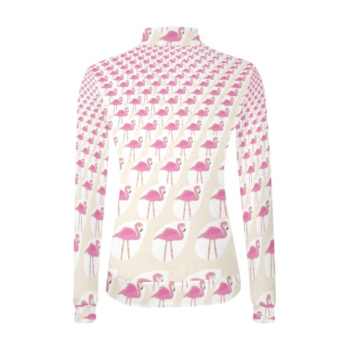 pattern (16) Women's All Over Print Mock Neck Sweatshirt (Model H43)