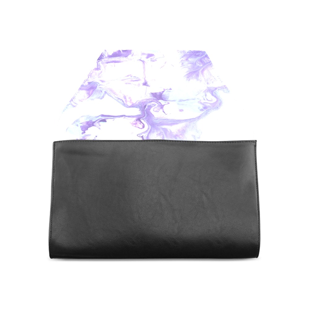 Lavender marbling Clutch Bag (Model 1630)