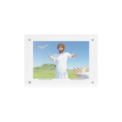 The Resurrection of Jesus Acrylic Magnetic Photo Frame 7"x5"