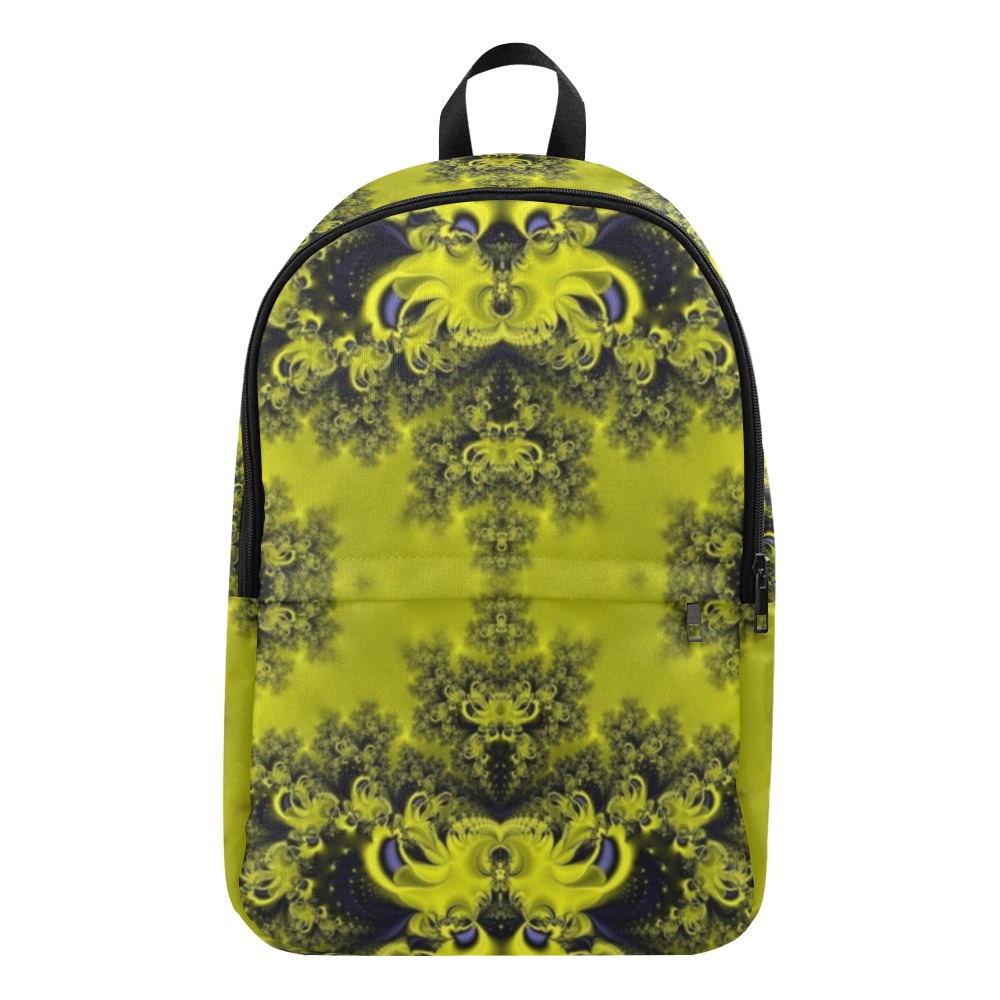 Summer Sunflowers Frost Fractal Fabric Backpack for Adult (Model 1659)