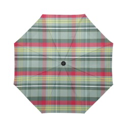 Vintage Tartan Plaid Auto-Foldable Umbrella (Model U04)