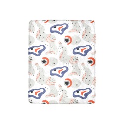 Elegant Abstract Mid Century Pattern Ultra-Soft Micro Fleece Blanket 30''x40''