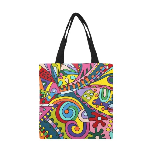 Recycle All Over Print Canvas Tote Bag/Small (Model 1697)