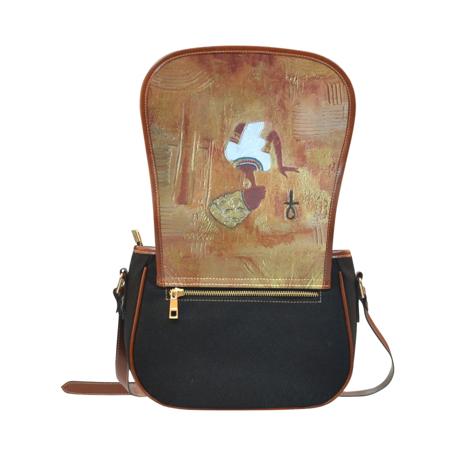 Giving Life #1 Saddle Bag/Small (Model 1649)(Flap Customization)