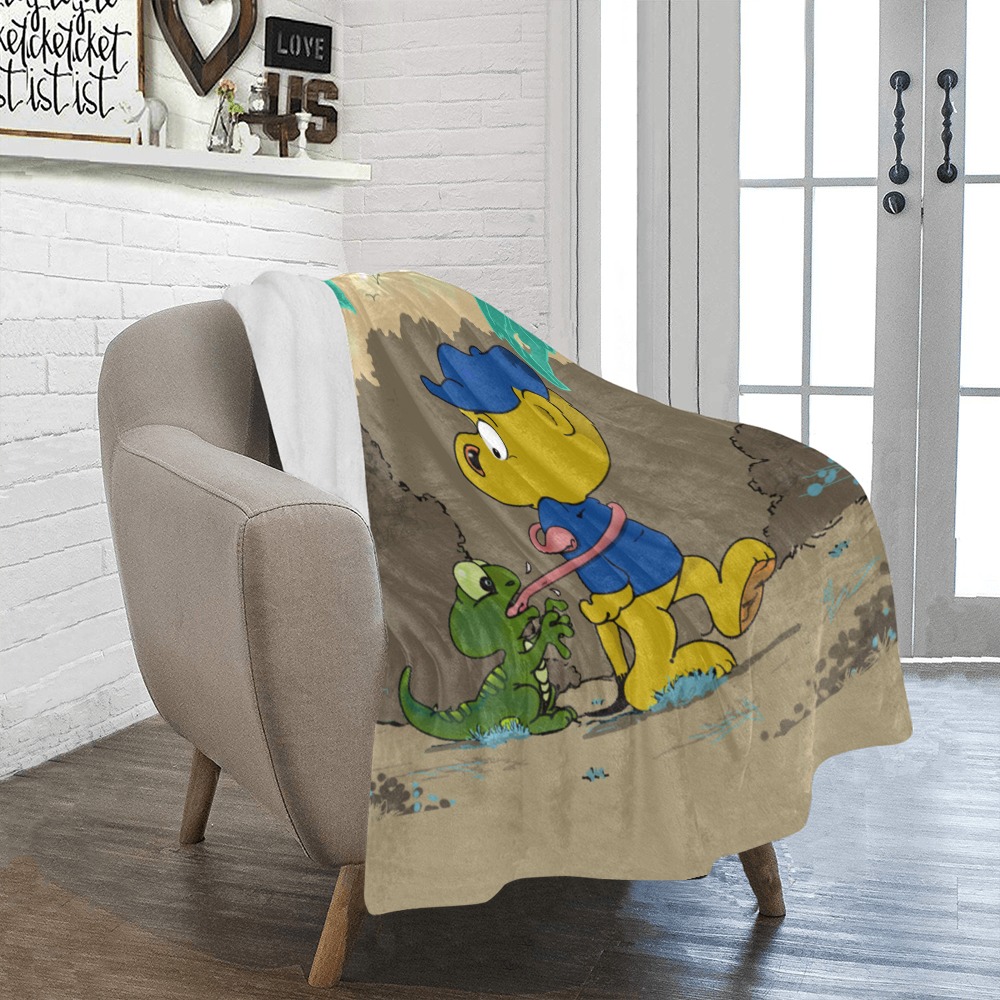 Ferald and The Baby Lizard Ultra-Soft Micro Fleece Blanket 40"x50"