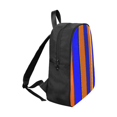 Abstract Blue And Orange 930 Fabric School Backpack (Model 1682) (Large)