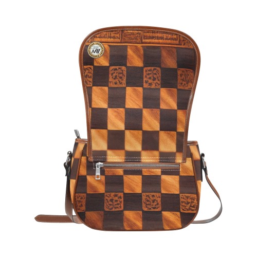 chess board Saddle Bag/Large (Model 1649)
