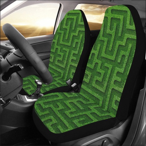 Green Maze Car Seat Covers (Set of 2)