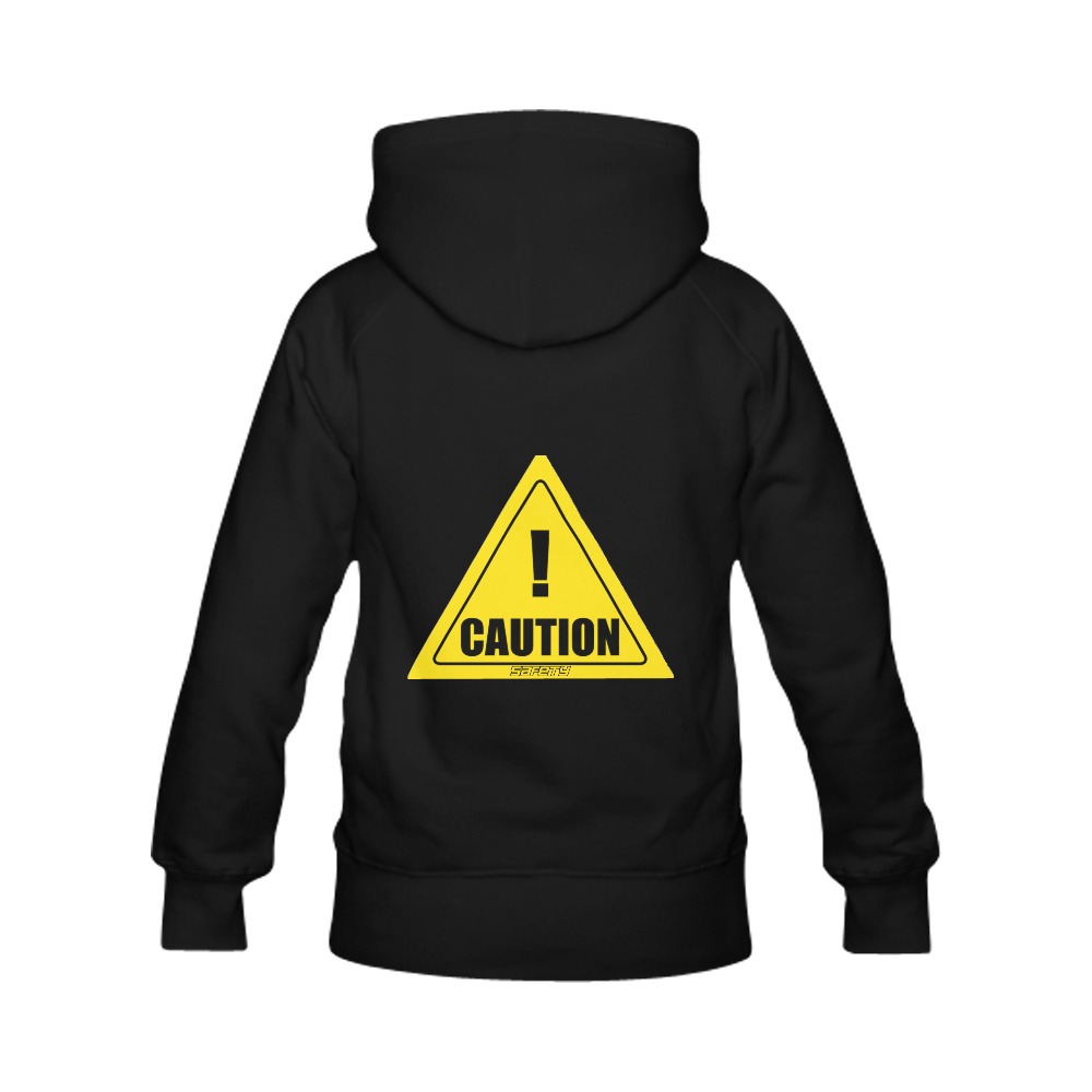 Caution I Women's Classic Hoodies (Model H07)