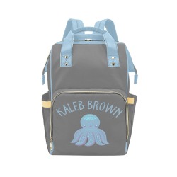 Personalized Boho Diaper Bag with Baby's Name Multi-Function Diaper Backpack/Diaper Bag (Model 1688)