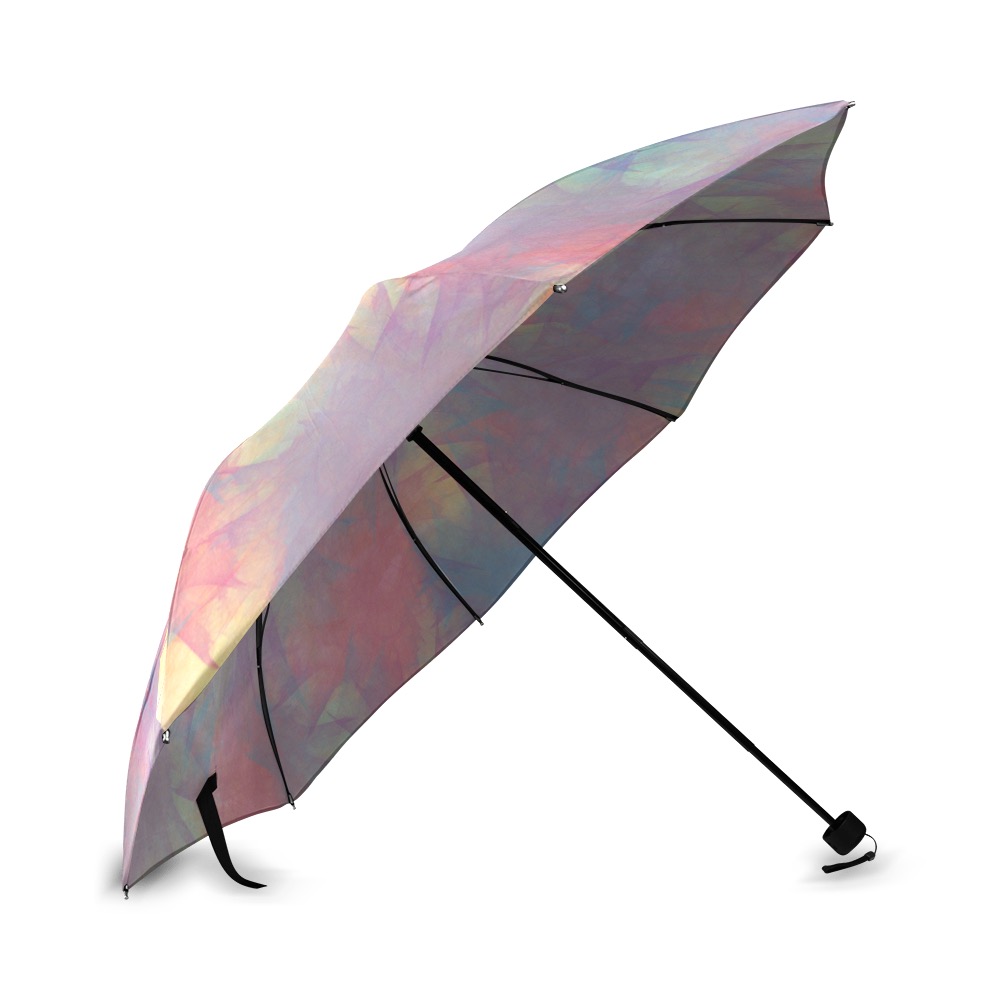 Ô Rainbow Blues Starburst 1b Foldable Umbrella (Model U01)