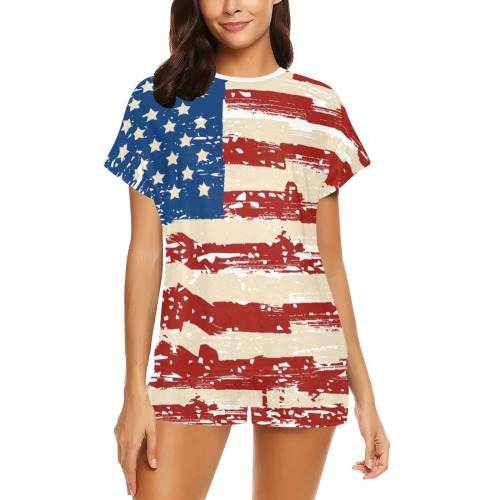 American Woman Women's Short Pajama Set