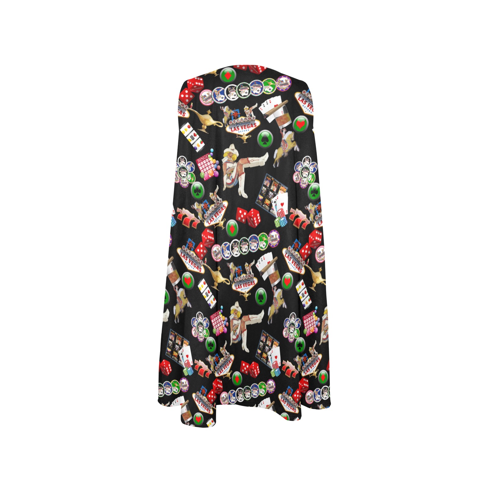 Monstera Hawaiian Print Watercolor Sleeveless A Line Dress with Pockets Sleeveless A-Line Pocket Dress