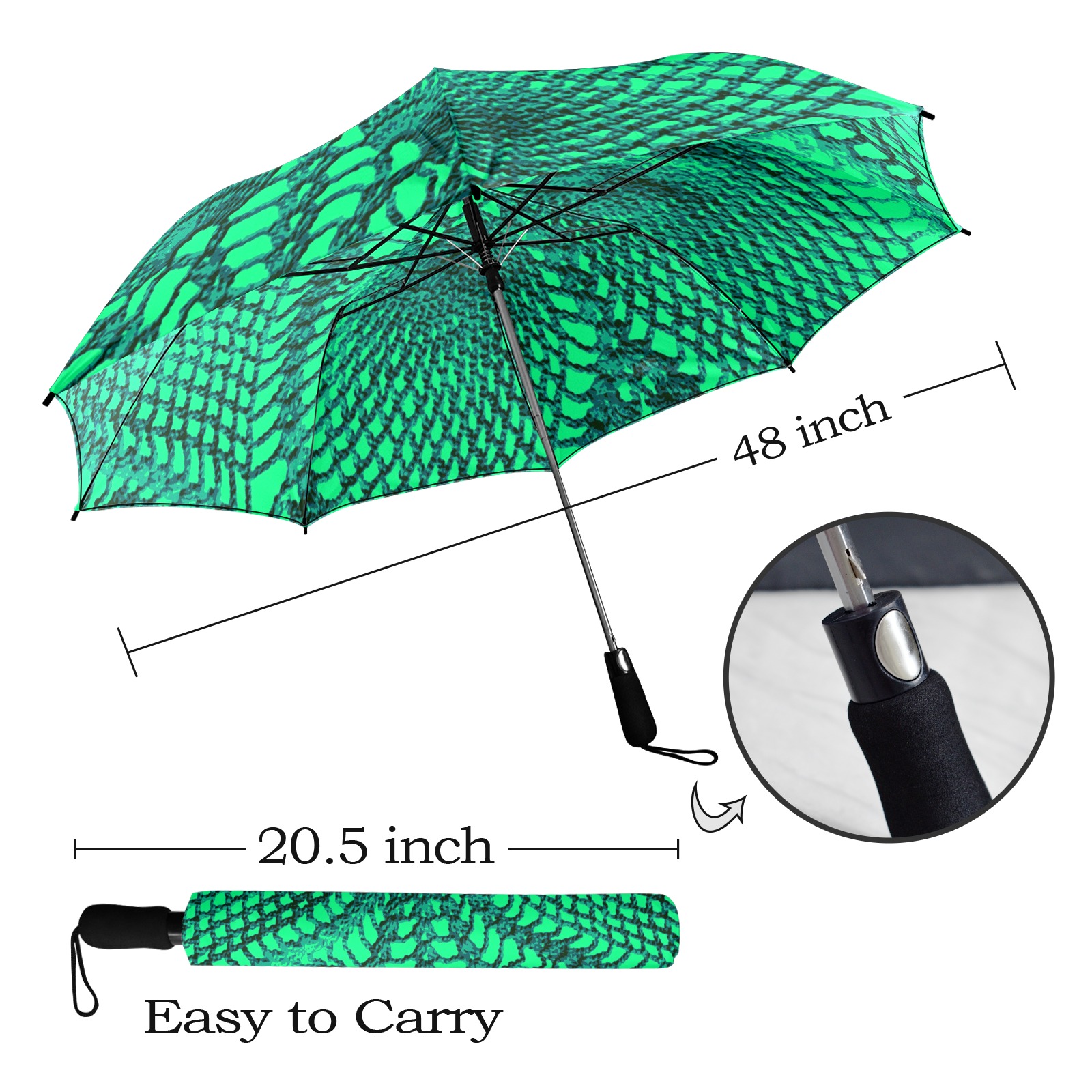 Vacational style Umbrella Semi-Automatic Foldable Umbrella (Model U12)