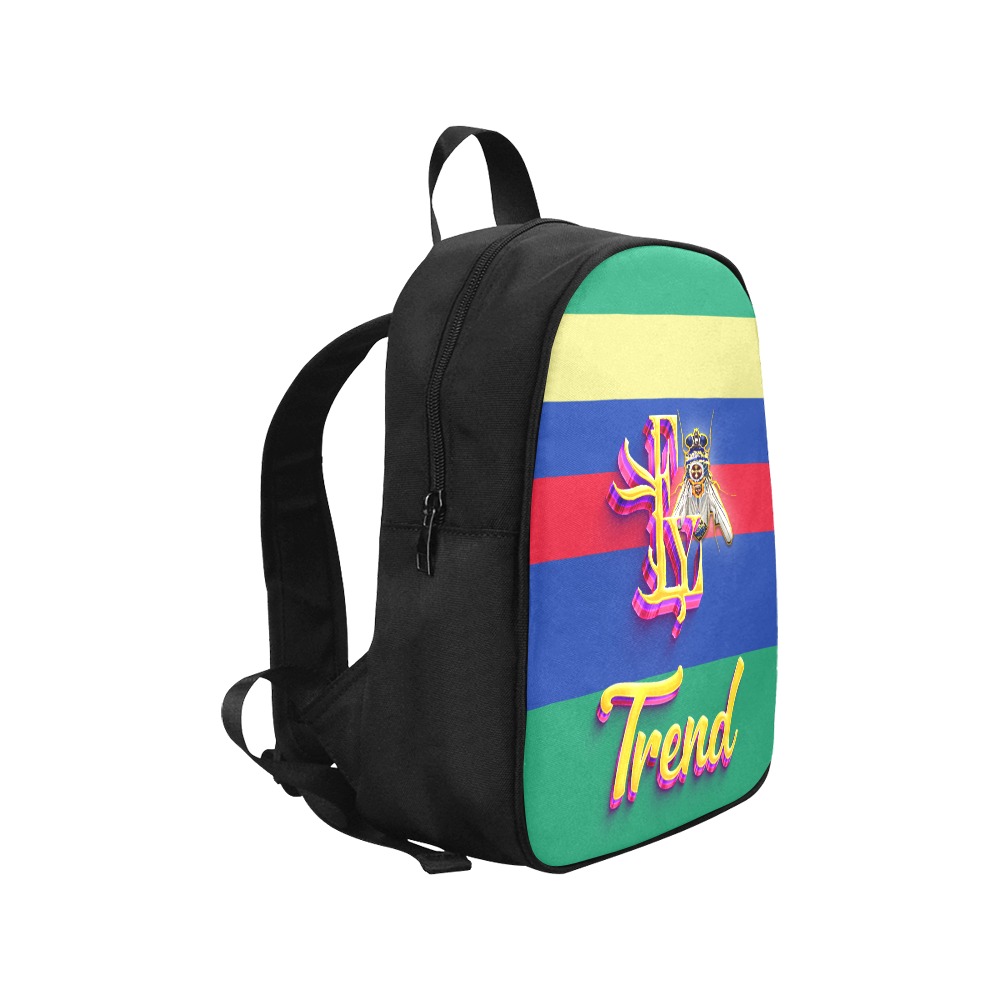 Trend Collectable Fly Fabric School Backpack (Model 1682) (Medium)