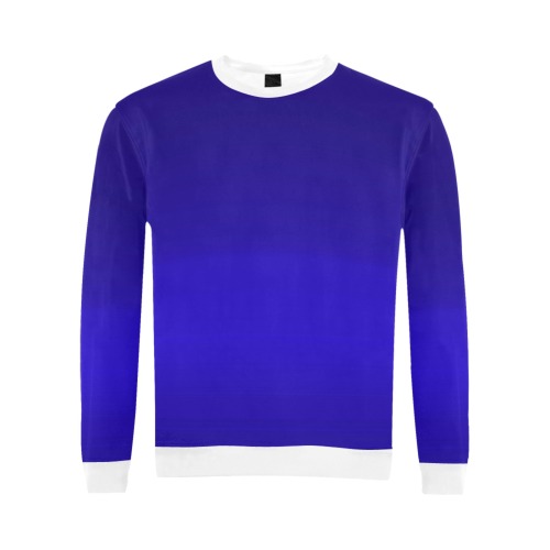 blu pur All Over Print Crewneck Sweatshirt for Men (Model H18)