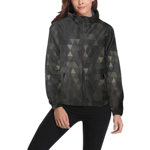 mosaic triangle 26 Unisex All Over Print Windbreaker (Model H23)