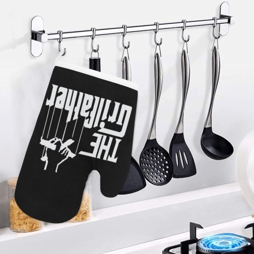 The Grillfather BBQ Oven Mit Linen Oven Mitt (One Piece)