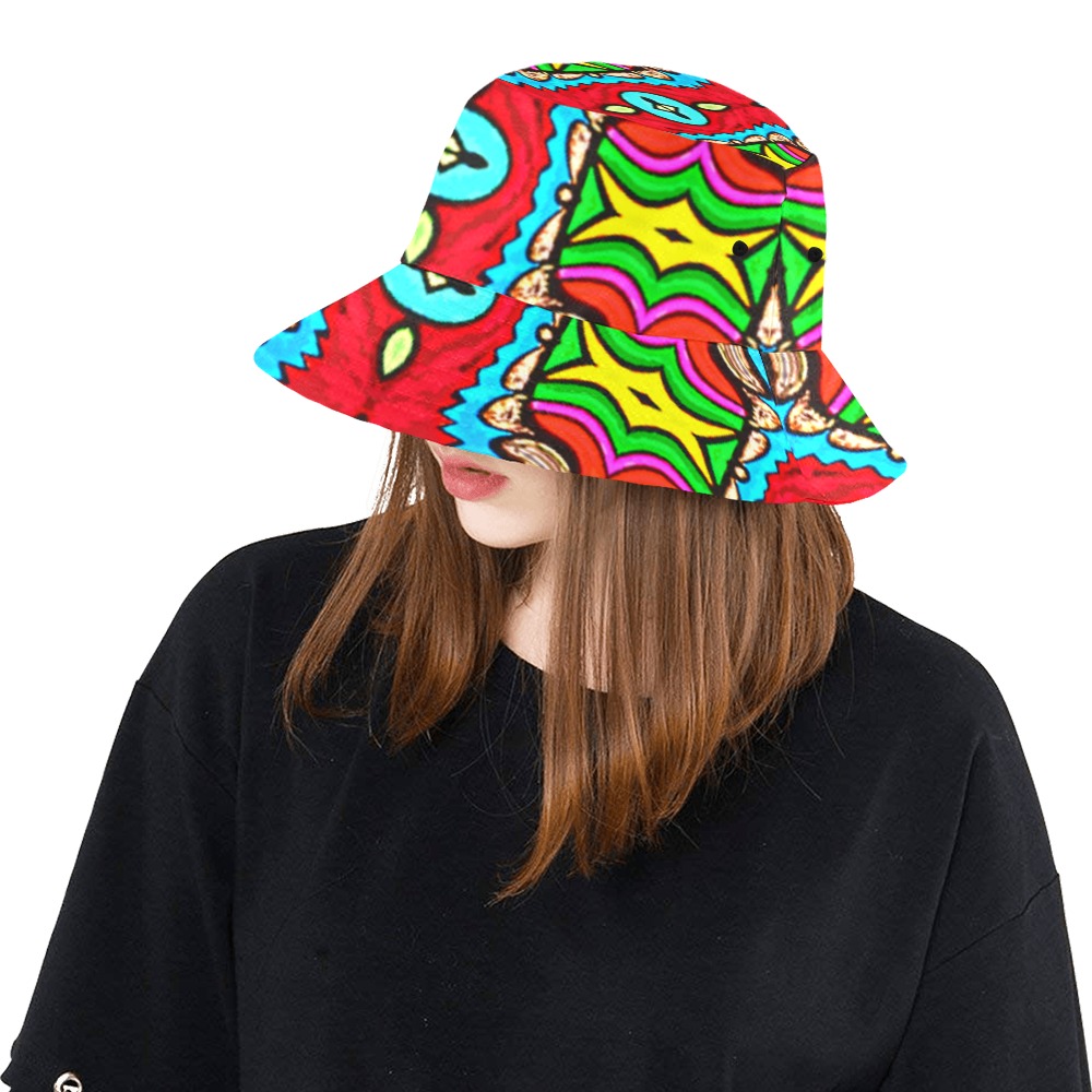 Aztec Inspired All Over Print Bucket Hat